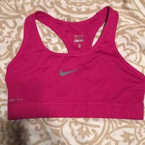 Pink Nike Sports Bra